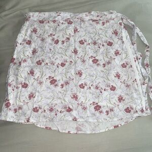 Sunday Best Floral Skirt with Pink and Purple Accents